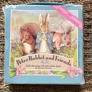 Peter rabbit and friends short story books with stickers